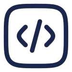 Code Square SVG Icon